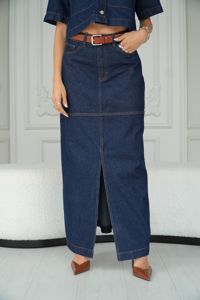 FALDA DENIM RÍO BOMBOIZA