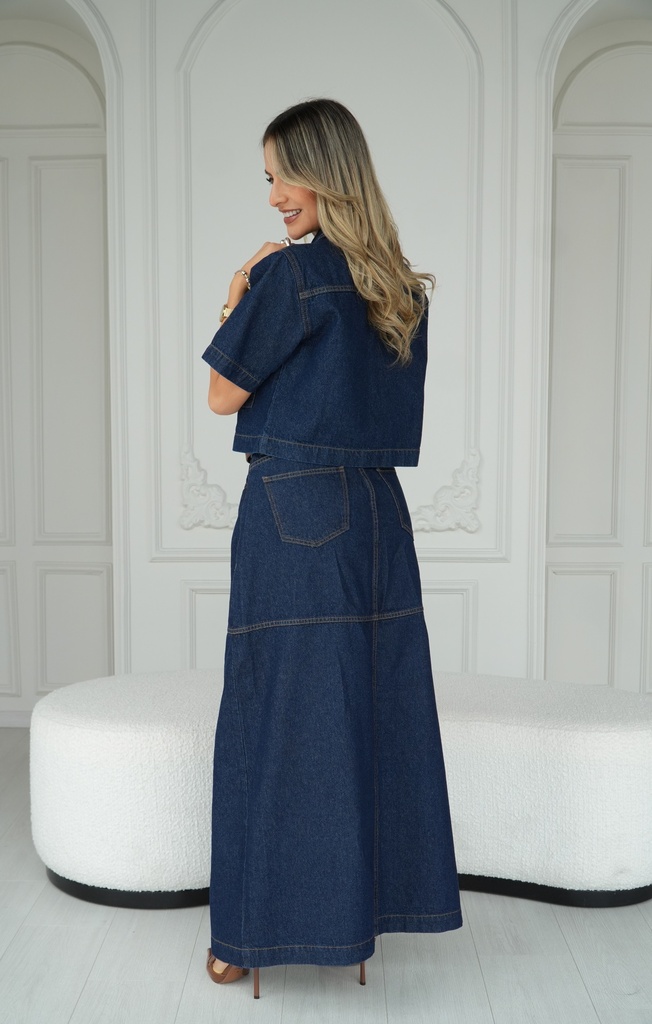 FALDA DENIM RÍO BOMBOIZA